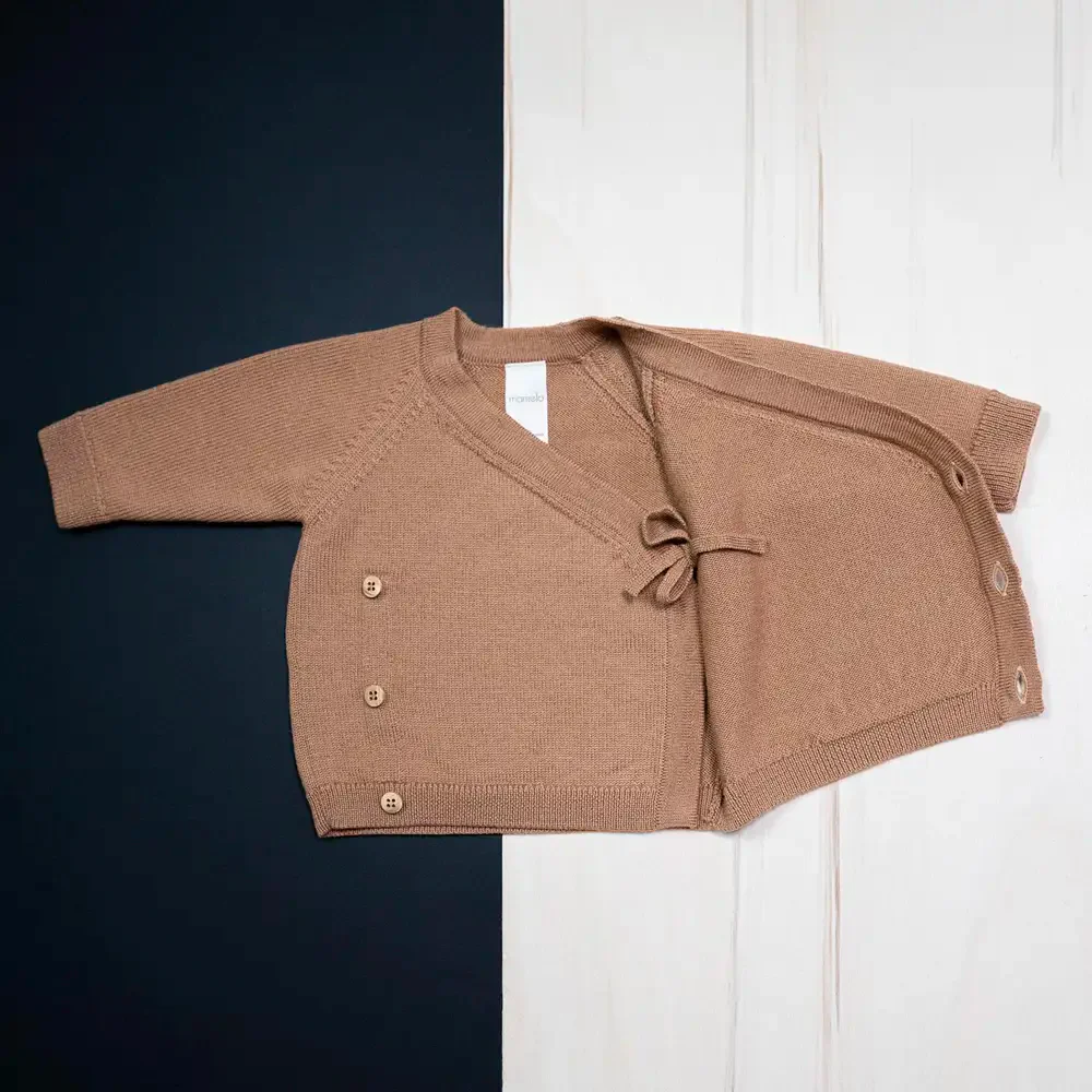 PRE-LOVED WOOLLY BABY JACKET - camel - Image 10