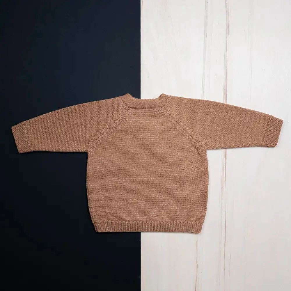 PRE-LOVED WOOLLY BABY JACKET - camel - Image 11