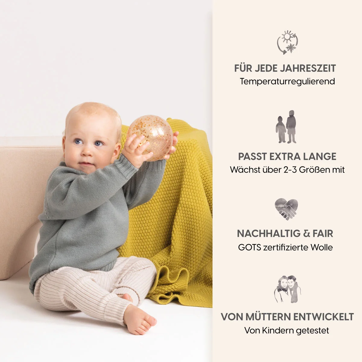 KUSCHEL-SET KIDS - camel - Image 3