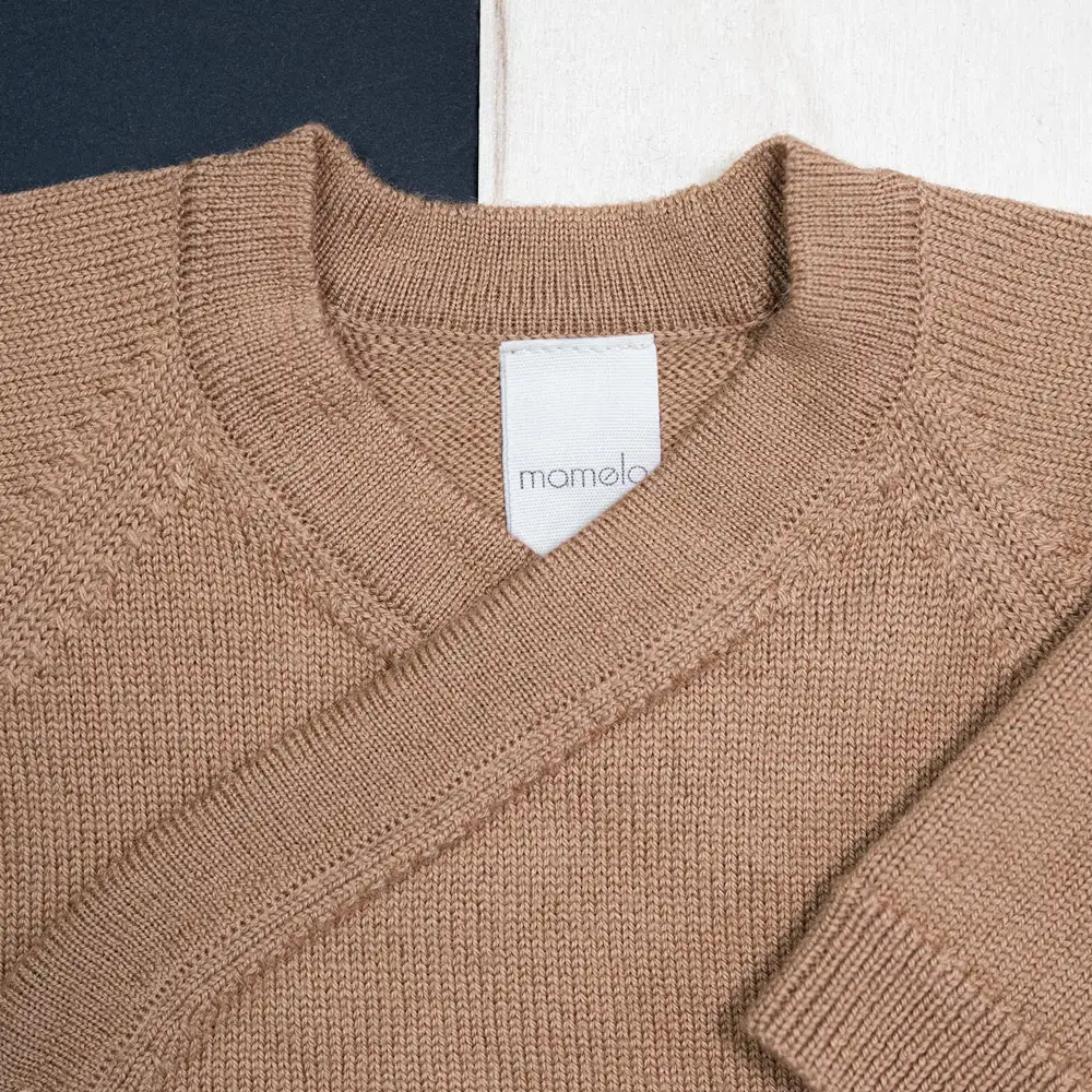 PRE-LOVED WOOLLY BABY JACKET - camel - Image 8