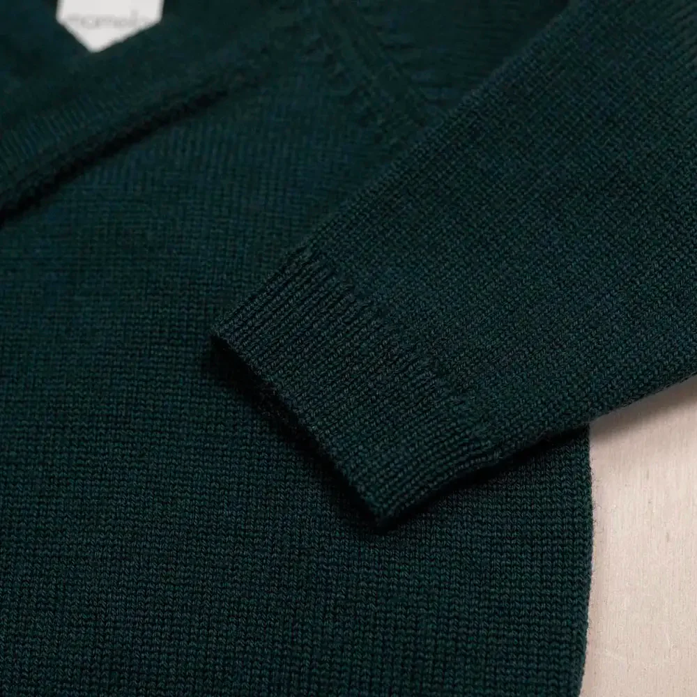 PRE-LOVED WOOLLY BABY JACKET - petrol - Image 6