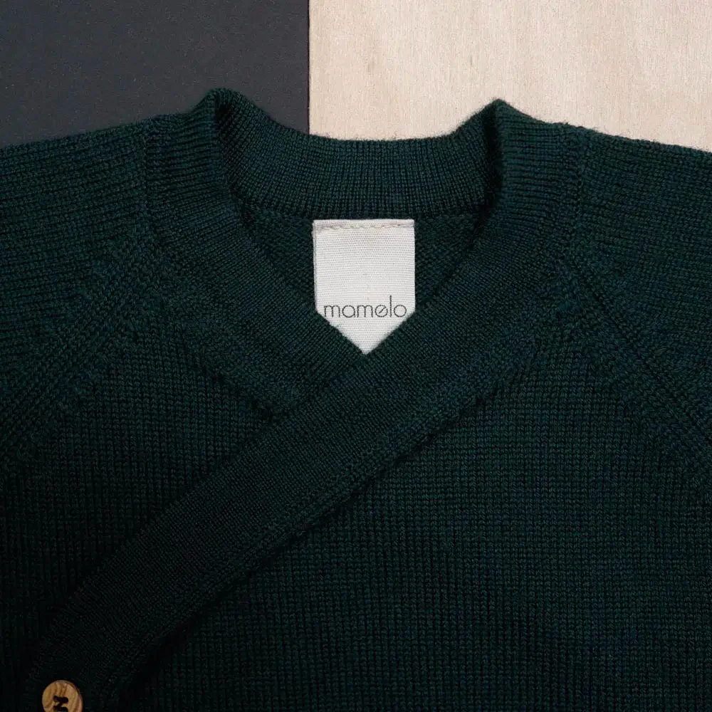 PRE-LOVED WOOLLY BABY JACKET - petrol - Image 8