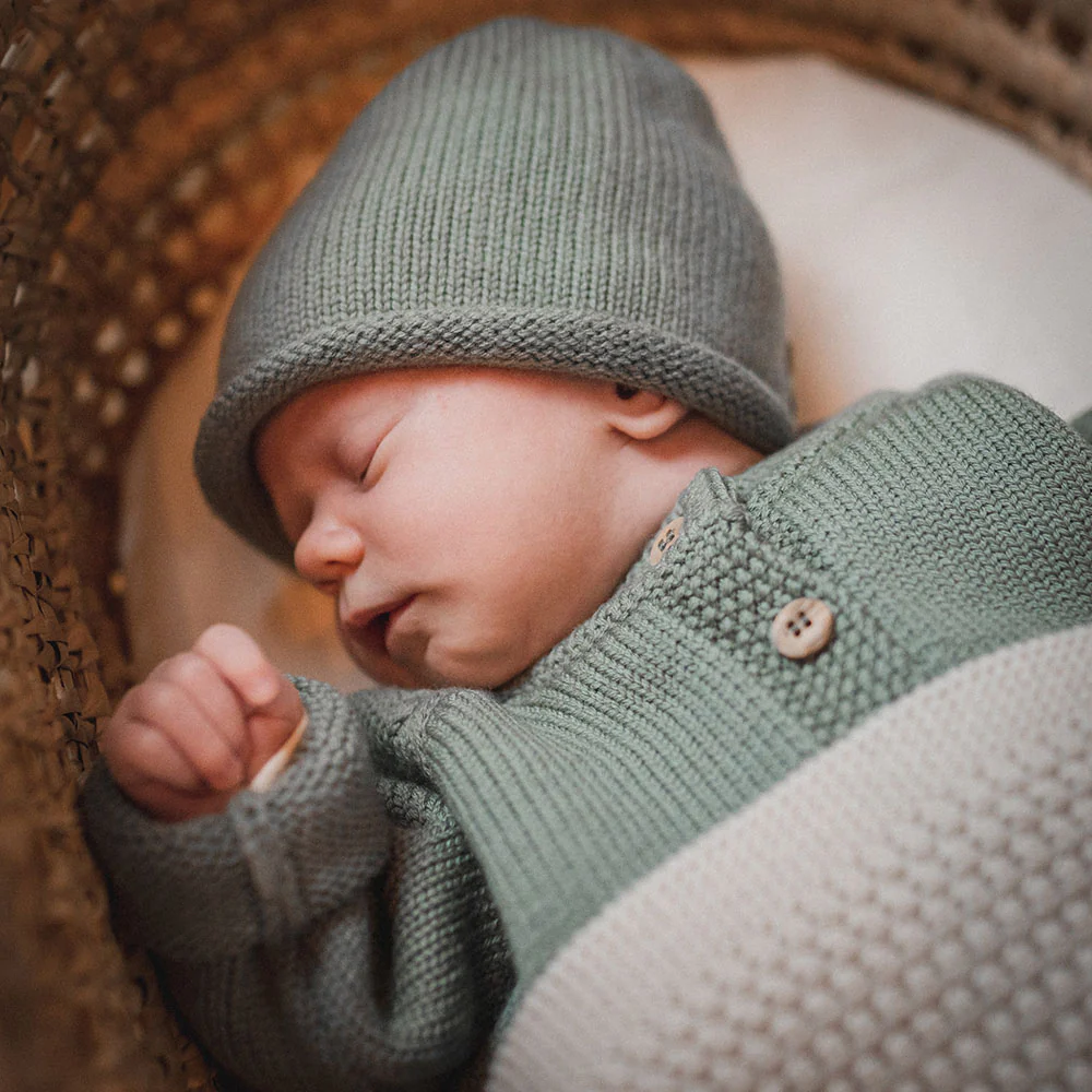 PRE-LOVED WOOLLY HAT - sage - Image 3