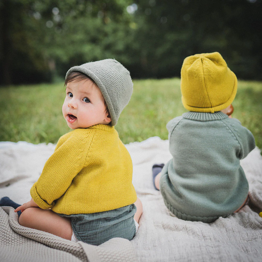 THE WOOLLY CARDIGAN - sage - Image 5