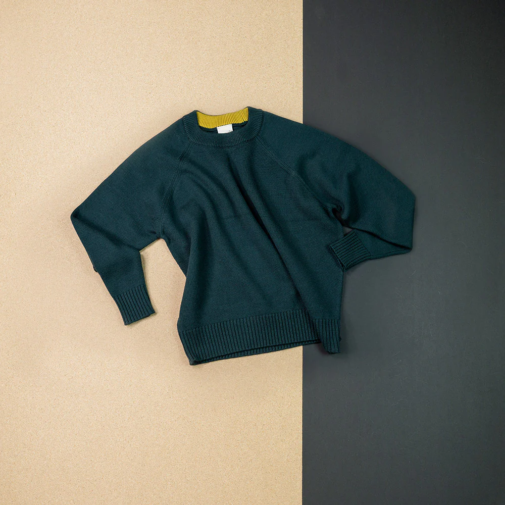 PRE-LOVED WOOLLY SWEATER WOMAN - petrol - Image 2