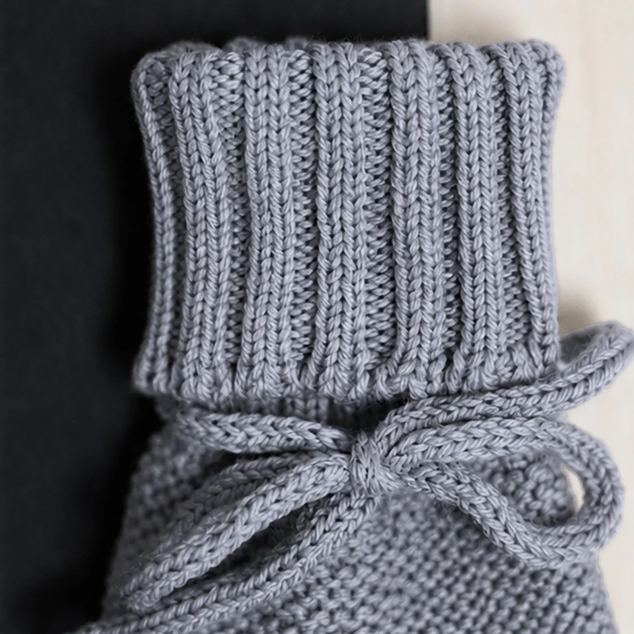 THE WOOLLY BABY BOOTIE - cloud grey - Image 6