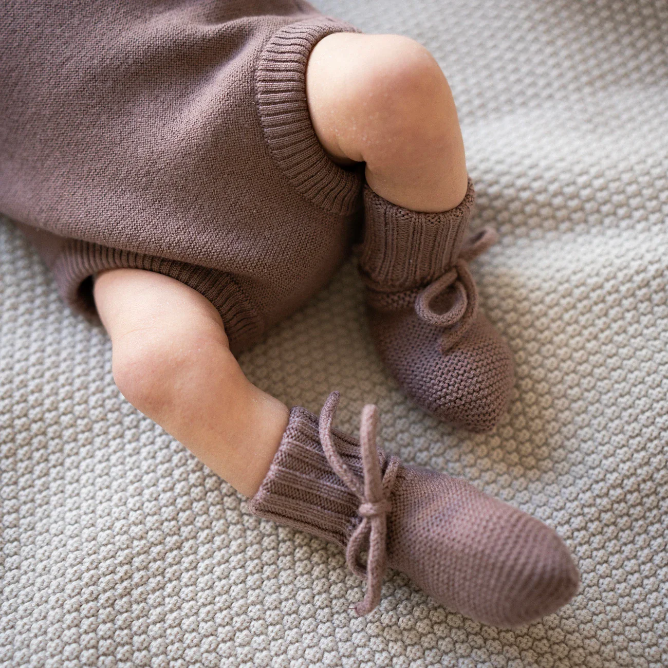 THE WOOLLY BABY BOOTIE - cloud grey - Image 2