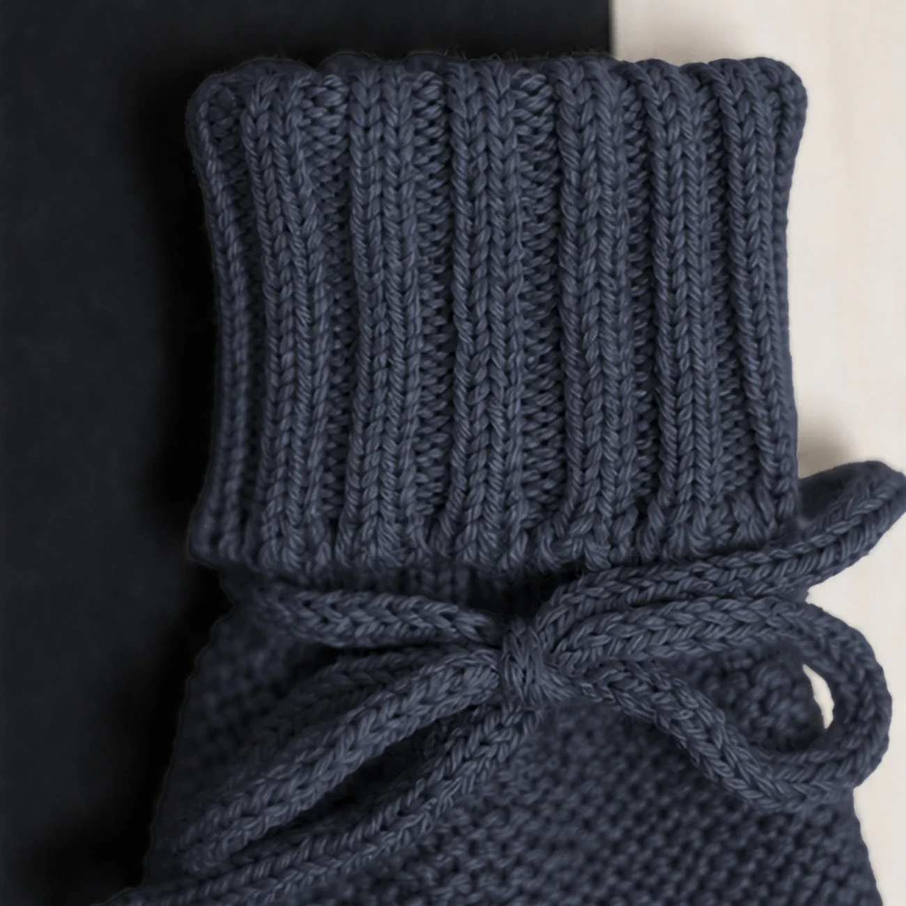 THE WOOLLY BABY BOOTIE - graphite grey - Image 4