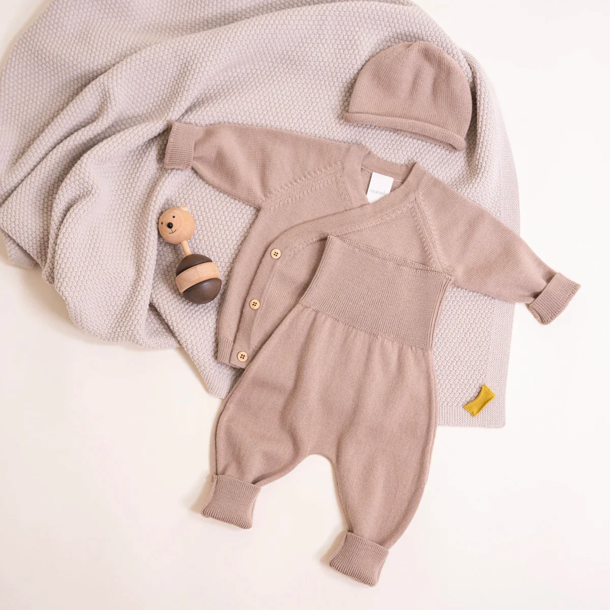 THE WOOLLY BABY JACKET - cappuccino - Image 12