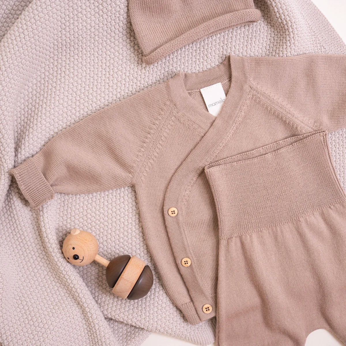 THE WOOLLY BABY PANTS - cappuccino - Image 9