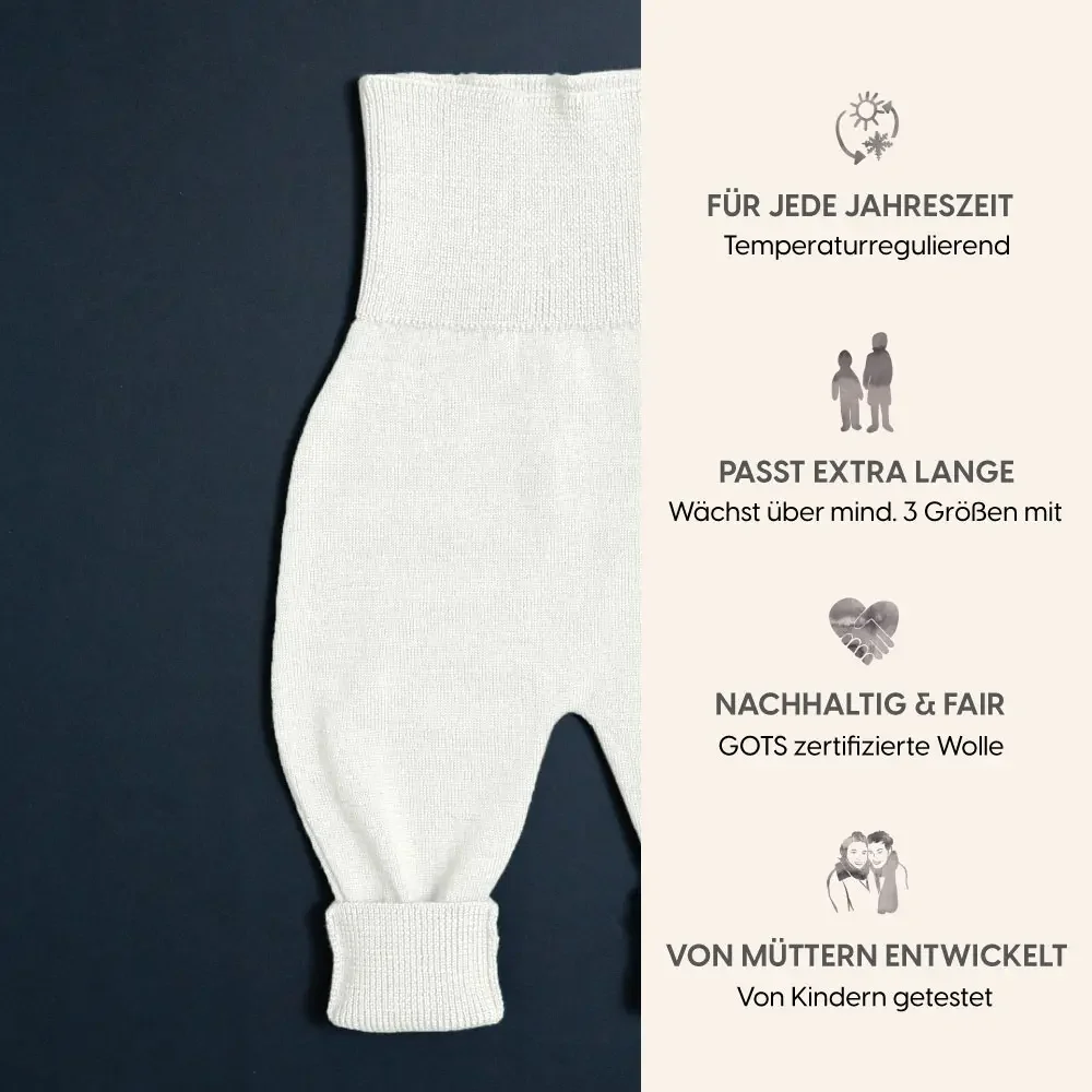 THE WOOLLY BABY PANTS - pure - Image 6