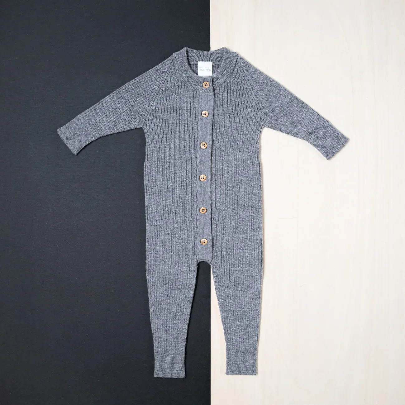 THE WOOLLY ONESIE - cloud grey - Image 14