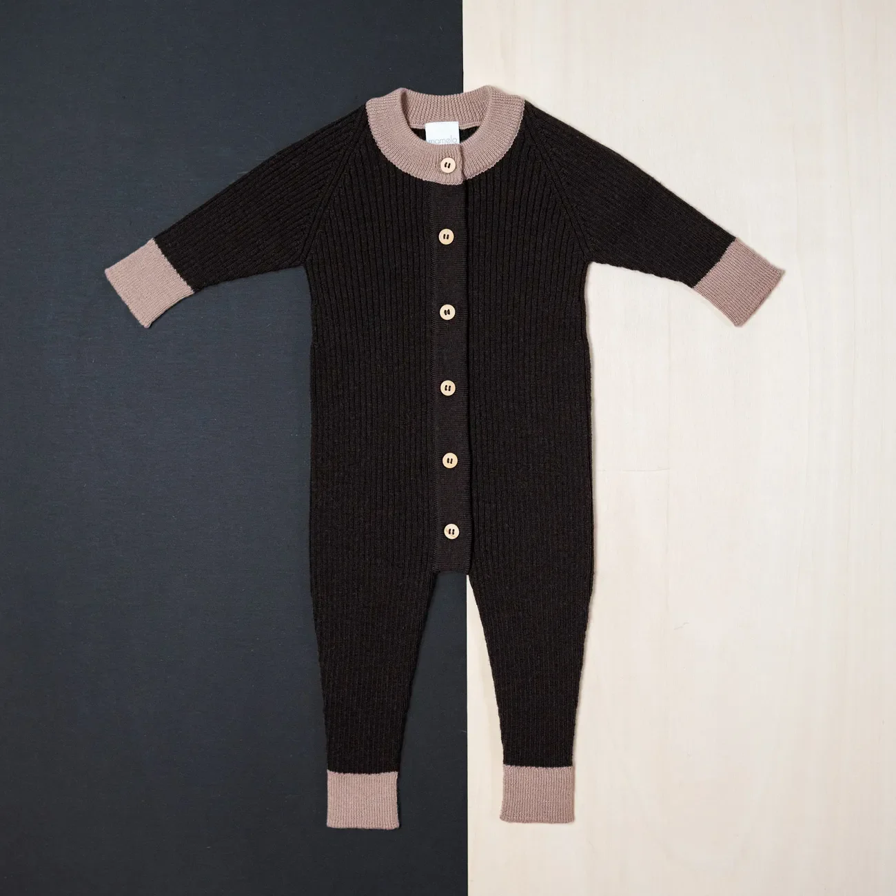 THE WOOLLY ONESIE TWO-TONE - chocolate - Image 12