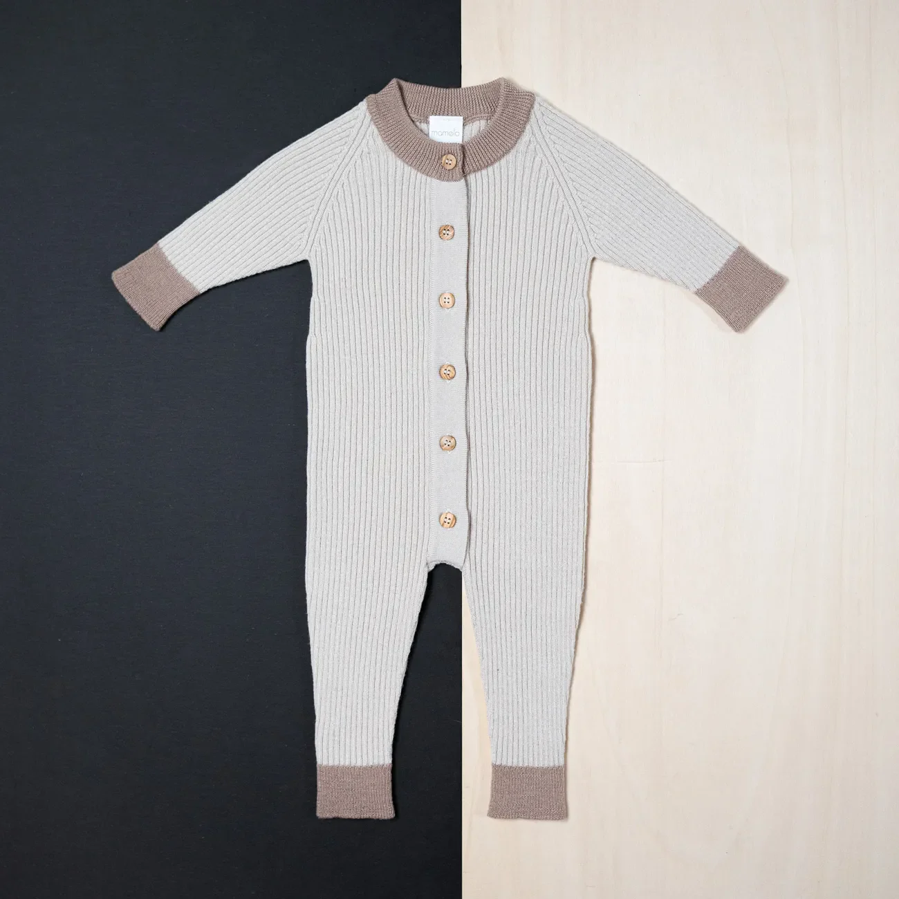 THE WOOLLY ONESIE TWO-TONE - sand - Image 12