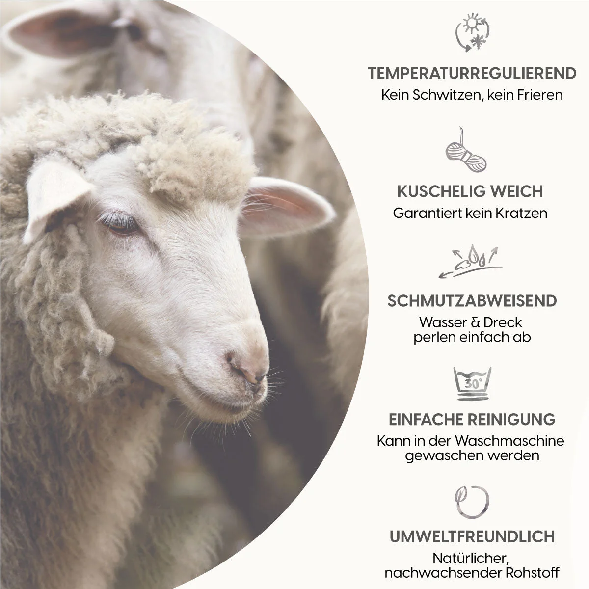 THE WOOLLY RIB BLANKET - cloud grey - Image 9