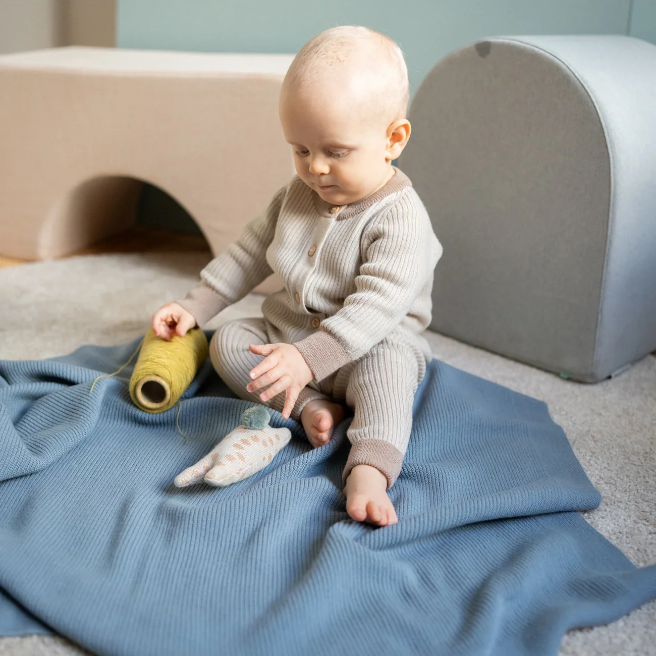 THE WOOLLY RIB BLANKET - pure - Image 6